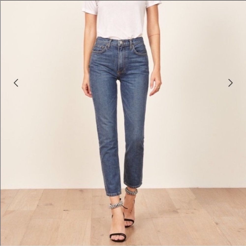 Reformation Julia High Cigarette Jeans Size 26 - Picture 2 of 8